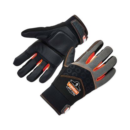 ProFlex 9001 Full-Finger Impact Gloves, Black, Large, Pair, Ships in 1-3 Business Days1