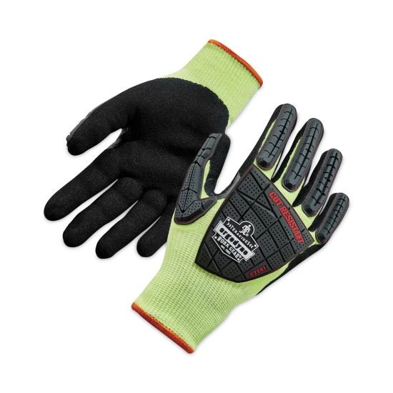 ProFlex 7141 ANSI A4 DIR Nitrile-Coated CR Gloves, Lime, 2X-Large, 72 Pairs/Pack, Ships in 1-3 Business Days1