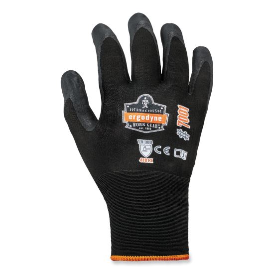 ProFlex 7001-CASE Nitrile Coated Gloves, Black, 2X-Large, 144 Pairs/Carton, Ships in 1-3 Business Days1