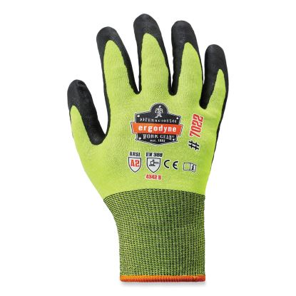 ProFlex 7022-CASE ANSI A2 Coated CR Gloves DSX, Lime, X-Large, 144 Pairs/Carton, Ships in 1-3 Business Days1