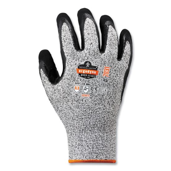 ProFlex 7031-CASE ANSI A3 Nitrile-Coated CR Gloves, Gray, Medium, 144 Pairs/Carton, Ships in 1-3 Business Days1