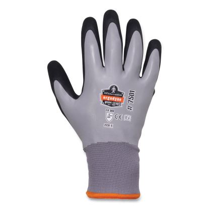 ProFlex 7501-CASE Coated Waterproof Winter Gloves, Gray, Small, 144 Pairs/Carton, Ships in 1-3 Business Days1