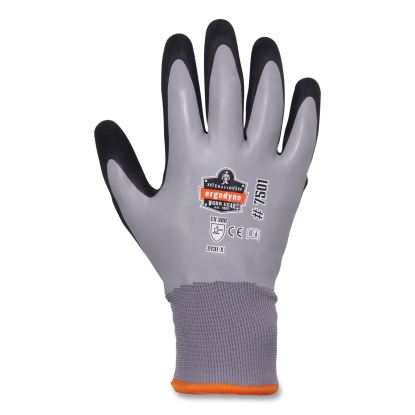 ProFlex 7501-CASE Coated Waterproof Winter Gloves, Gray, 2X-Large, 144 Pairs/Carton, Ships in 1-3 Business Days1