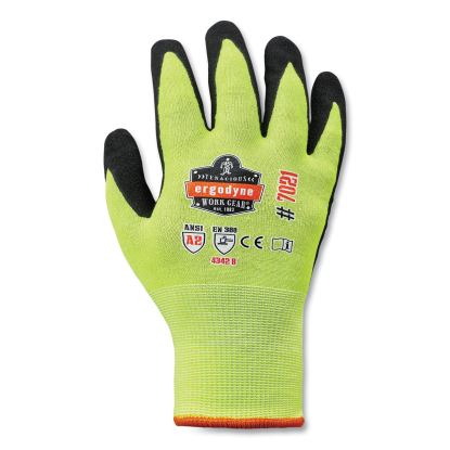 ProFlex 7021 Hi-Vis Nitrile-Coated CR Gloves, Lime, X-Large, Pair, Ships in 1-3 Business Days1