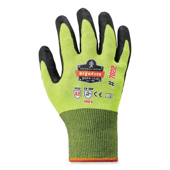 ProFlex 7022 ANSI A2 Coated CR Gloves DSX, Lime, X-Large, Pair, Ships in 1-3 Business Days1