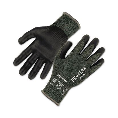 ProFlex 7070 ANSI A7 Nitrile Coated CR Gloves, Green, Small, 12 Pairs/Pack, Ships in 1-3 Business Days1