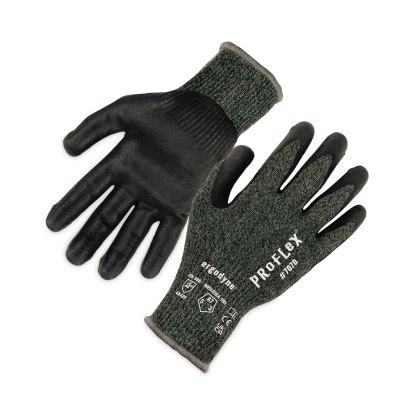 ProFlex 7070 ANSI A7 Nitrile Coated CR Gloves, Green, Medium, 12 Pairs/Pack, Ships in 1-3 Business Days1