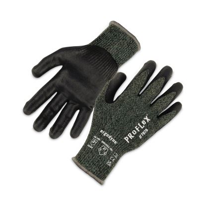 ProFlex 7070 ANSI A7 Nitrile Coated CR Gloves, Green, Large, 12 Pairs/Pack, Ships in 1-3 Business Days1