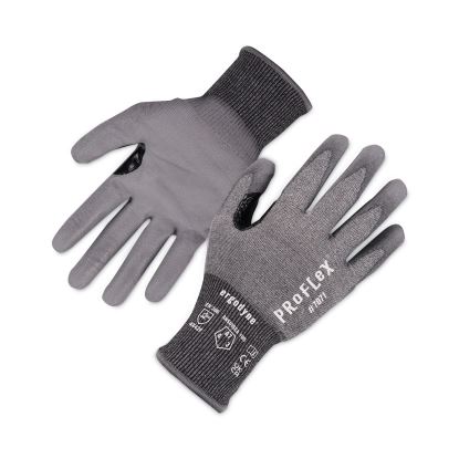 ProFlex 7071 ANSI A7 PU Coated CR Gloves, Gray, Medium, 12 Pairs/Pack, Ships in 1-3 Business Days1
