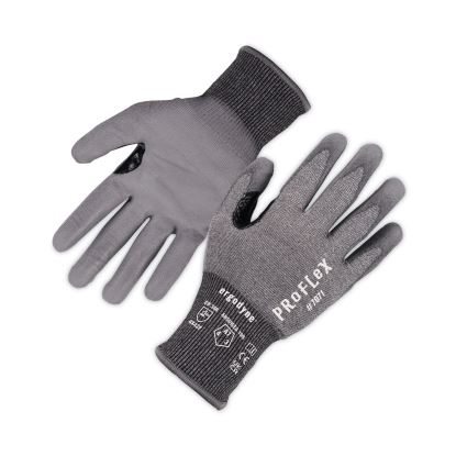 ProFlex 7071 ANSI A7 PU Coated CR Gloves, Gray, Large, 12 Pairs/Pack, Ships in 1-3 Business Days1