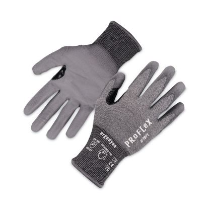 ProFlex 7071 ANSI A7 PU Coated CR Gloves, Gray, Medium, Pair, Ships in 1-3 Business Days1
