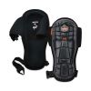 ProFlex 342 Injected Gel Knee Pads, Extra Long Cap, Hook and Loop Closure, One Size, Black, Pair, Ships in 1-3 Business Days1