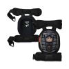 ProFlex 344 Injected Gel Knee Pads With Comfort Straps, Short Cap, Buckle Closure, Black, Pair, Ships in 1-3 Business Days1