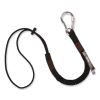 Squids 3105 Tool Lanyard w/Aluminum Carabiner+Cinch-Loop, 15lb Max Work Cap, 32" to 48", BK,100/PK,Ships in 1-3 Business Days1