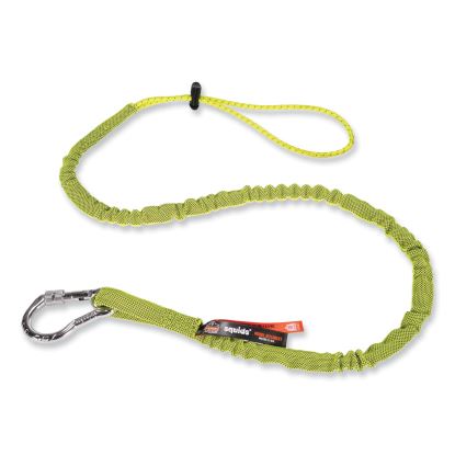 Squids 3100 Lanyard w/Aluminum Carabiner + Cinch-Loop, 10 lb Max Work Capacity, 42" to 54", Lime, Ships in 1-3 Business Days1