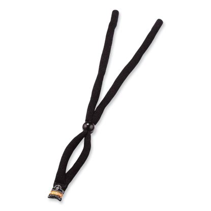 Skullerz 3200 Cotton Eyewear Lanyard, 14" Long, Black, Ships in 1-3 Business Days1