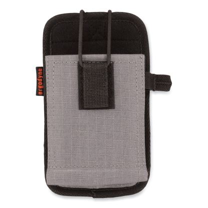 Squids 5544 Phone Style Scanner Holster w/Belt Clip and Loops, 1 Comp, 3.75 x 1.25 x 6.5, Gray, Ships in 1-3 Business Days1