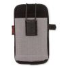 Squids 5542 Phone Style Scanner Holster w/Belt Loop, Large, 1 Comp, 3.75x1.25x 6.5, Polyester,Gray,Ships in 1-3 Business Days1