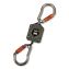 Squids 3003 Retractable Lanyard with Two Carabiners, 2 lb Max Working Capacity, 8" to 48", Gray, Ships in 1-3 Business Days1