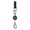 Squids 3011 Retractable Lanyard w/Tool+Swivel Anchor Carabiners, 8 lb Max Work Cap, 48", Black, Ships in 1-3 Business Days1