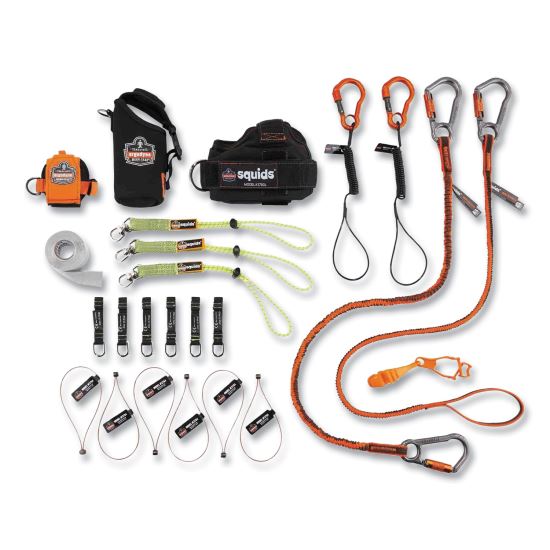 Squids 3185 Glazier Tool Tethering Kit, Assorted Max Working Capacities, Lengths and Colors, Ships in 1-3 Business Days1
