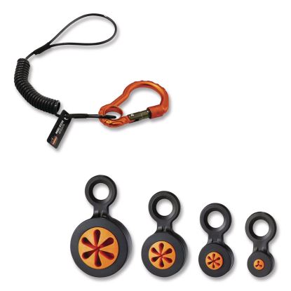 Squids 3194 Hand Tool Tethering Kit, 1 lb Max Working Capacity, 12" to 48" Long, Black/Orange, Ships in 1-3 Business Days1