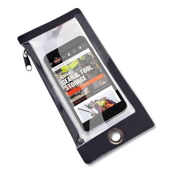 Squids 3760 Phone Pouch + Trap for Plus Size Phones, Clear/Black, Ships in 1-3 Business Days1