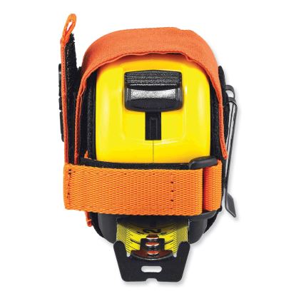 Squids 3770 Belt Clip Tape Measure Holder, Large, 3.62 x 7.25 x 2.5, Polyester, Orange, Ships in 1-3 Business Days1