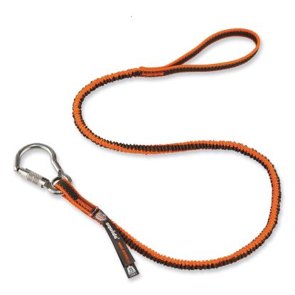 Squids 3101F(x) Tool Lanyard w/Stainless-Steel Carabiner + Loop, 15 lb Max Work Cap, 38" to 48", Ships in 1-3 Business Days1