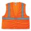 GloWear 8205Z Class 2 Super Economy Mesh Vest, Polyester, Orange, Small/Medium, Ships in 1-3 Business Days1