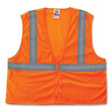 GloWear 8205Z Class 2 Super Economy Mesh Vest, Polyester, Orange, 2X-Large/3X-Large, Ships in 1-3 Business Days1