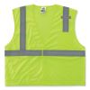 GloWear 8210HL Class 2 Economy Mesh Hook and Loop Vest, Polyester, Small/Medium, Lime, Ships in 1-3 Business Days1