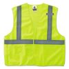 GloWear 8215BA Type R Class 2 Econo Breakaway Mesh Safety Vest, Small to Medium, Lime, Ships in 1-3 Business Days1
