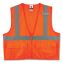 GloWear 8225Z Class 2 Standard Solid Vest, Polyester, Orange, Large/-Large, Ships in 1-3 Business Days1