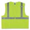 GloWear 8225Z Class 2 Standard Solid Vest, Polyester, Lime, Large/X-Large, Ships in 1-3 Business Days1