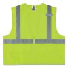 GloWear 8225Z Class 2 Standard Solid Vest, Polyester, Lime, 2X-Large/3X-Large, Ships in 1-3 Business Days1