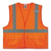 GloWear 8225HL Class 2 Standard Solid Hook and Loop Vest, Polyester, Orange, Small/Medium, Ships in 1-3 Business Days1