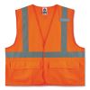 GloWear 8225HL Class 2 Standard Solid Hook and Loop Vest, Polyester, Orange, 2X-Large/3X-Large, Ships in 1-3 Business Days1