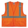 GloWear 8225HL Class 2 Standard Solid Hook and Loop Vest, Polyester, Orange, 4X-Large/5X-Large, Ships in 1-3 Business Days1