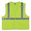 GloWear 8225HL Class 2 Standard Solid Hook and Loop Vest, Polyester, Lime, Large/X-Large, Ships in 1-3 Business Days1