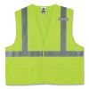 GloWear 8225HL Class 2 Standard Solid Hook and Loop Vest, Polyester, Lime, 2X-Large/3X-Large, Ships in 1-3 Business Days1