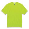 GloWear 8089 Non-Certified Hi-Vis T-Shirt, Polyester, Medium, Lime, Ships in 1-3 Business Days1