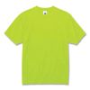 GloWear 8089 Non-Certified Hi-Vis T-Shirt, Polyester, 3X-Large, Lime, Ships in 1-3 Business Days1