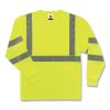 GloWear 8391 Class 3 Hi-Vis Long Sleeve Shirt, Polyester, Lime, 4X-Large, Ships in 1-3 Business Days1