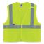 GloWear 8263FRHL Class 2 FR Safety Economy Hook/Loop Vest, Modacrylic Mesh/Cotton, 4XL/5XL, Lime, Ships in 1-3 Business Days1