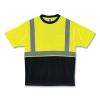 GloWear 8289BK Class 2 Hi-Vis T-Shirt with Black Bottom, 5X-Large, Lime, Ships in 1-3 Business Days1