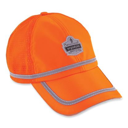 GloWear 8930 Hi-Vis Baseball Cap, Polyester, One Size Fits Most, Orange, Ships in 1-3 Business Days1