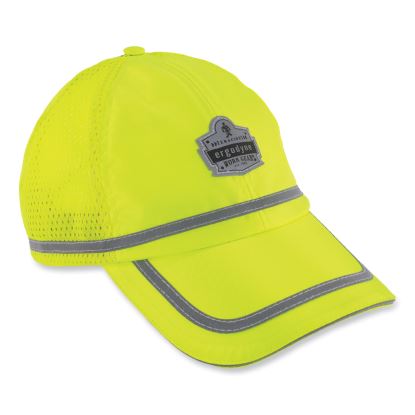 GloWear 8930 Hi-Vis Baseball Cap, Polyester, One Size Fits Most, Lime, Ships in 1-3 Business Days1