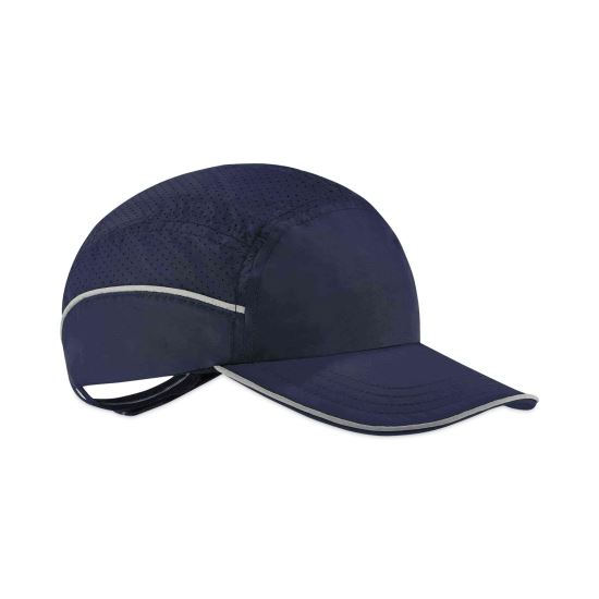 Skullerz 8955 Lightweight Bump Cap Hat, Long Brim, Navy, Ships in 1-3 Business Days1