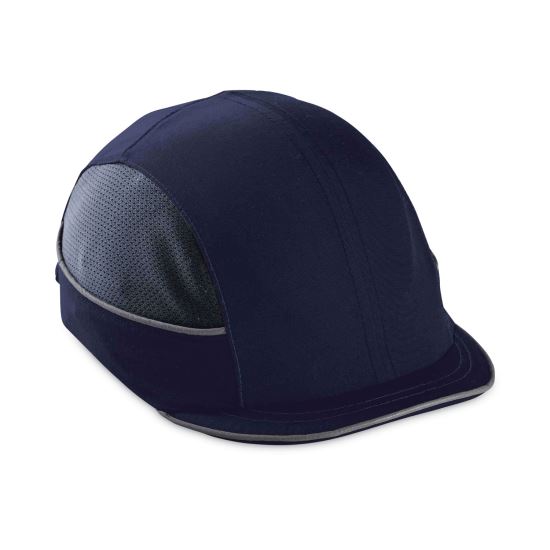 Skullerz 8950 Bump Cap Hat, Micro Brim, Navy, Ships in 1-3 Business Days1